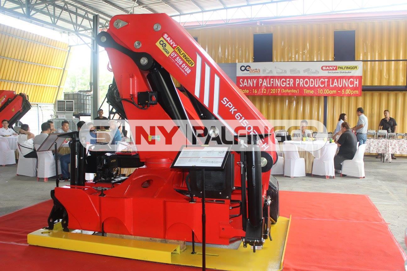  Star of the launch is Sany Palfinger SPK61502 knuckle boom crane.
